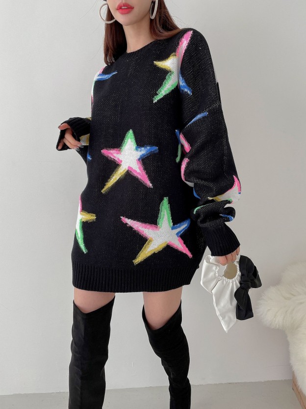 Star street oversized blouse