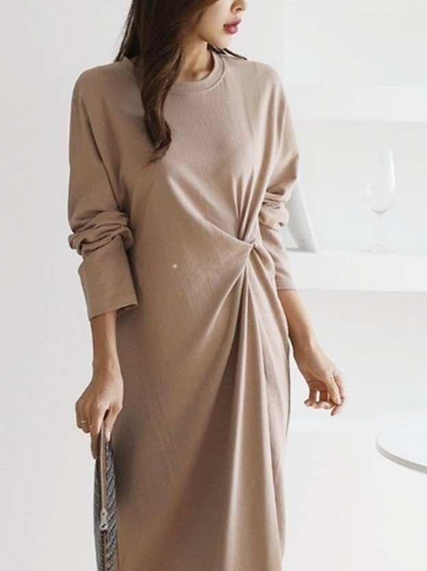 Long soft home wear dress