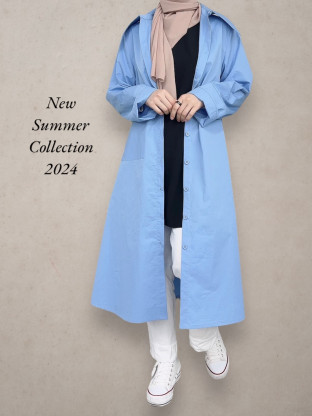 Trendy long blouse